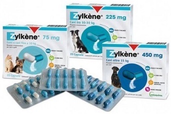 Zylkene Mangime Complementare | Gatti e Cani fino a 10 kg | Rilassante per  situazioni di disagio |, 20 capsule da 75 mg